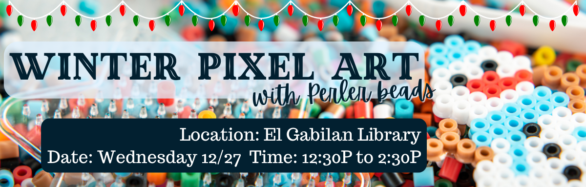 EGL Winter Pixel Art Salinas Public Library