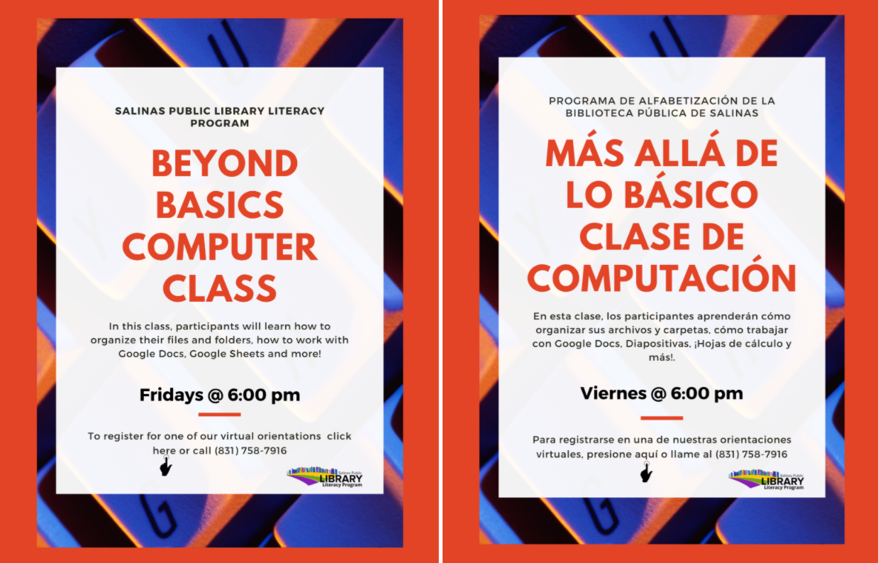 Beyond Basics Computer Course | Salinas Public Library