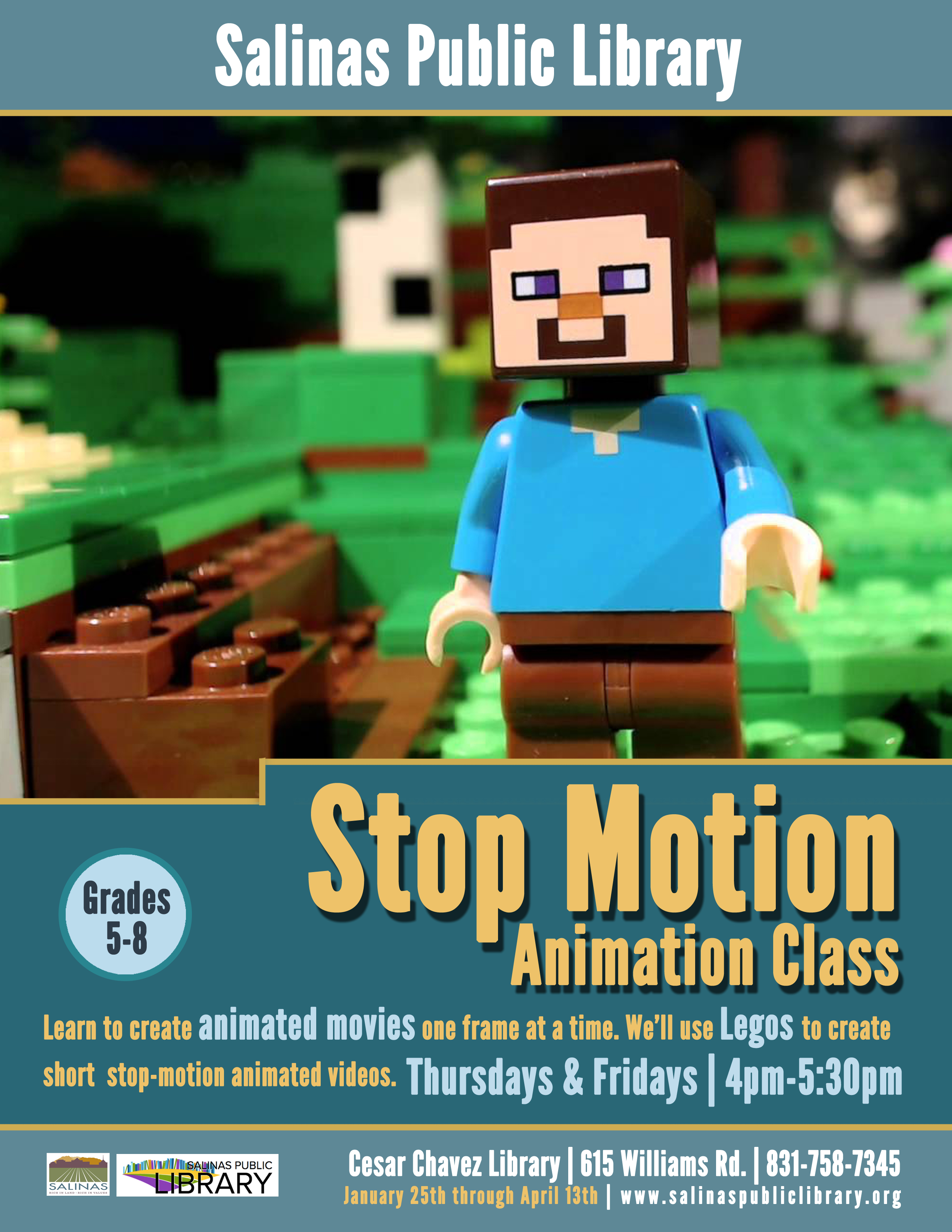 CCL Stop-Motion Animation Class | Salinas Public Library