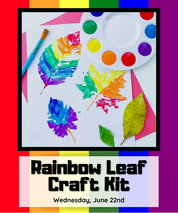 Rainbow leaf craft