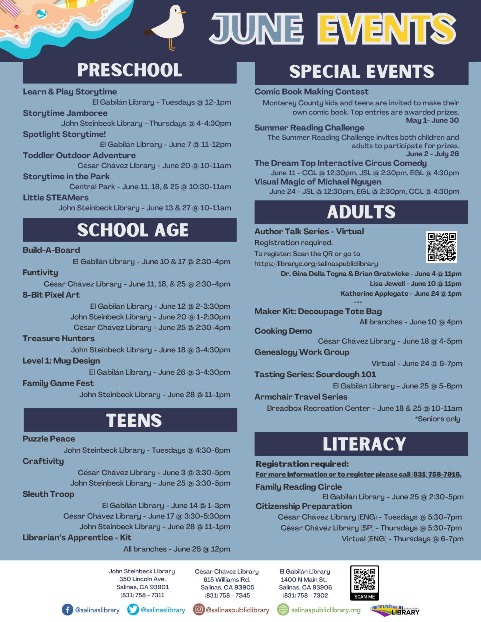 June Library Events