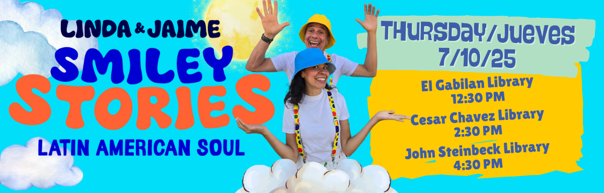 Smiley Stories performs at the Salinas Public Library 7/10/25
