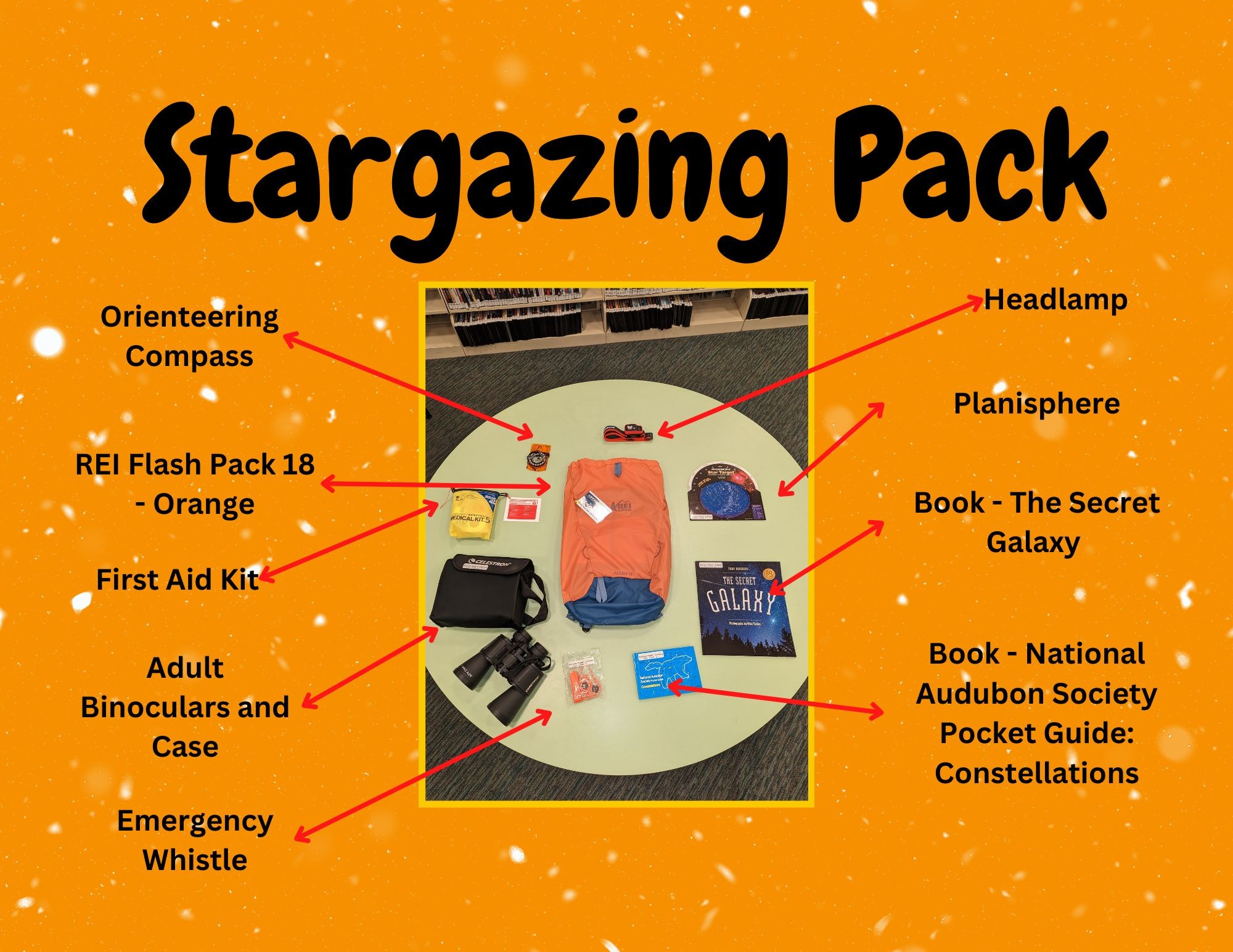 Contents of Stargazing Pack